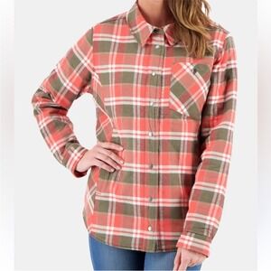 Obermeyer Heritage Ski Gear Hiking Cold Weather Plaid Jacket Jrs. XL Women's S-M